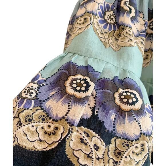 Alemais Madalena Cut Out Mini Dress in Blue US 4 - Picture 7 of 13